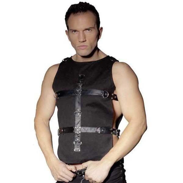 Bondage γιλέκο με κρίκους 