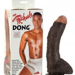 Μαύρο χοντρό ρεαλιστικό πεος με βεντούζα Sean Michaels