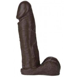 Vacu lock ρεαλιστικό μαύρο πεος 15 cm