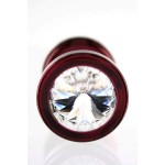 Μωβ μεταλλική τάπα με Swarovski