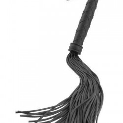 Μαύρο μαστίγιο από σιλικόνη