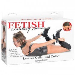 Δερμάτινο κολάρο και χειροπέδες