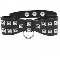 Μαύρο κολάρο παπιγιόν με τρουκς