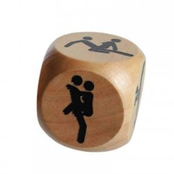 Ξύλινο ζάρι με στάσεις σεξ