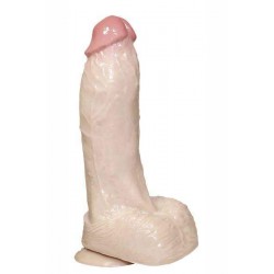 Ρεαλιστικό πεος χοντρό με βεντούζα 20 cm
