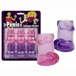 Σφηνοπότηρα σε σχήμα πέους