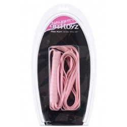 Ροζ δερμάτινο ερωτικό μαστίγιο