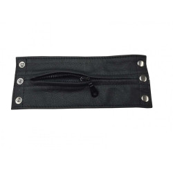 Περικάρπιο με φερμουάρ δερμάτινο πορτοφόλι 