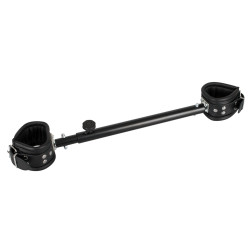 Μεταλλική μπάρα για τα πόδια με δερμάτινα δεσίματα 