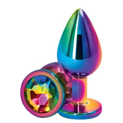 Μεσαία πολύχρωμη μεταλλική σφήνα κόσμημα 