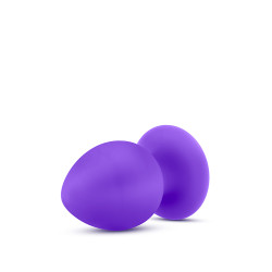 Μωβ πρωκτική τάπα σιλικόνης μικρό μέγεθος 