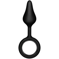 Πρωκτική σφήνα σιλικόνης με δαχτυλίδι 