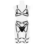 Body harness ζαρτιέρα λουριά με κρίκους  