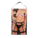 Harness ζαρτιέρες σατέν με ιμάντες στους μηρούς