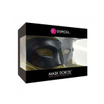 Μαύρη μάσκα προσώπου δερματίνη dorcel