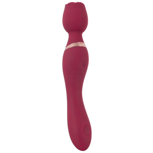 Massager σιλικόνης διπλής διέγερσης αδιάβροχος επαναφορτιζόμενος 