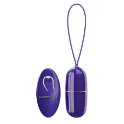 Μωβ δονητάκι με τηλεκοντρόλ